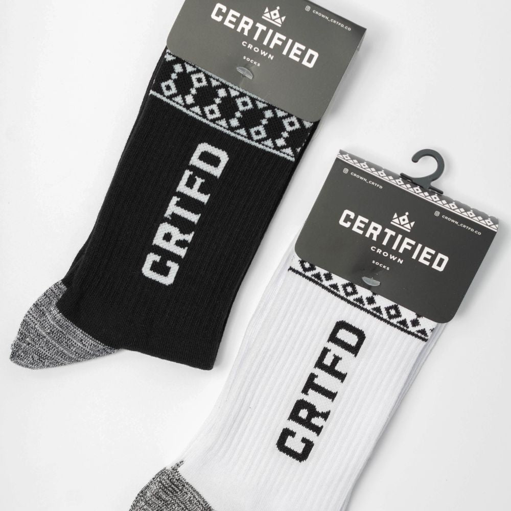 Crown Crew Socks | 2 Pack